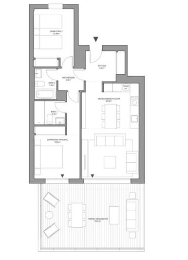 Image No.12-2 Bed Apartment for sale