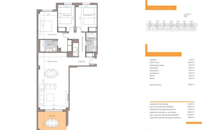 Image No.15-3 Bed Apartment for sale