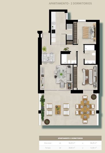 Image No.14-2 Bed Apartment for sale