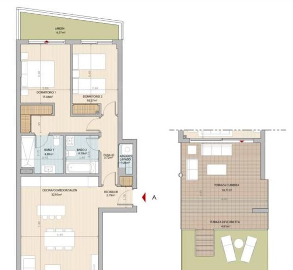 Image No.12-2 Bed Apartment for sale