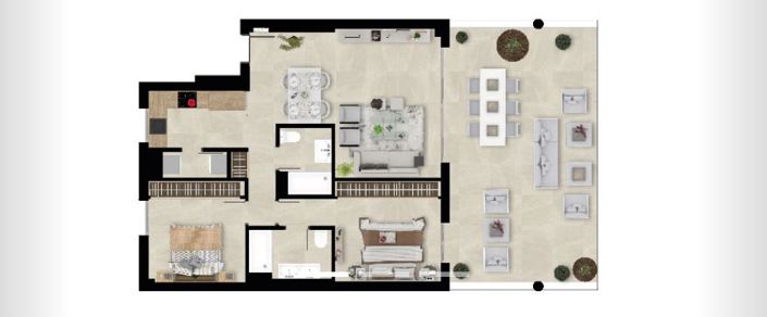 Image No.14-2 Bed Apartment for sale