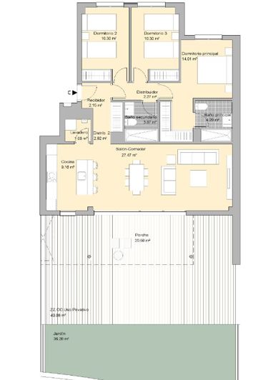 Image No.13-3 Bed Apartment for sale