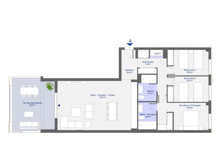 Image No.14-2 Bed Apartment for sale