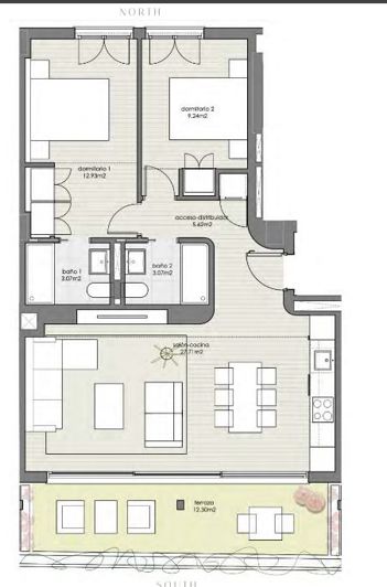 Image No.14-2 Bed Apartment for sale