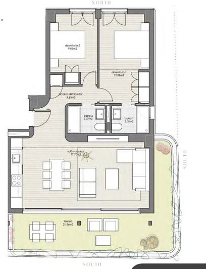 Image No.17-2 Bed Apartment for sale