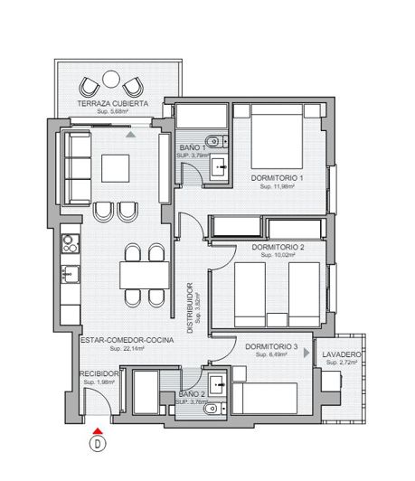 Image No.13-3 Bed Apartment for sale