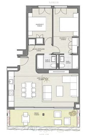 Image No.15-2 Bed Apartment for sale