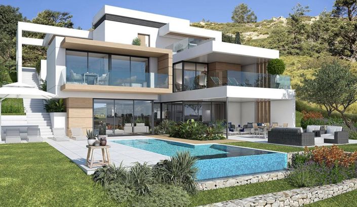 Image No.2-Villa de 4 chambres à vendre à Mijas Costa