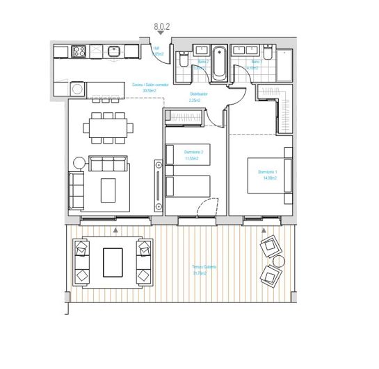 Image No.13-3 Bed Apartment for sale