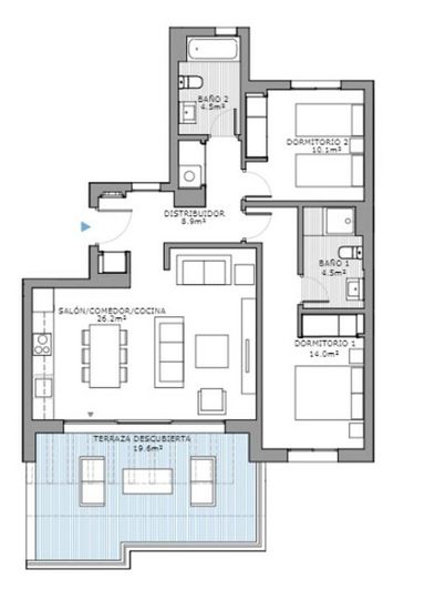 Image No.12-3 Bed Apartment for sale