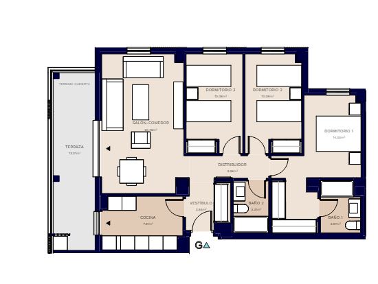 Image No.12-Appartement de 2 chambres à vendre à Málaga City