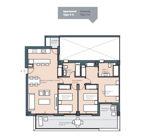 Image No.14-2 Bed Apartment for sale