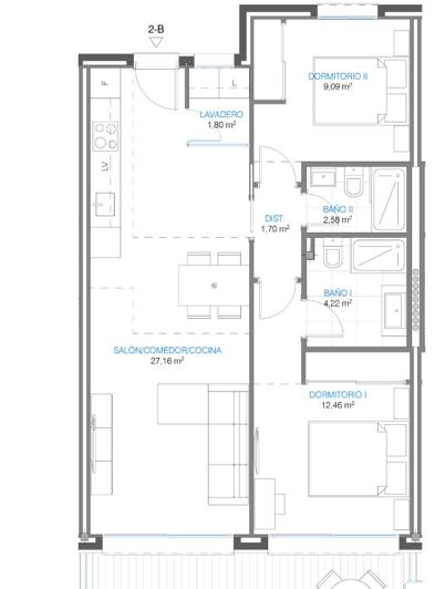 Image No.6-2 Bed Penthouse for sale