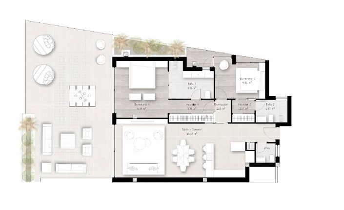 Image No.20-2 Bed Villa for sale