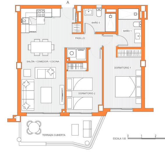 Image No.7-Penthouse de 2 chambres à vendre à Fuengirola
