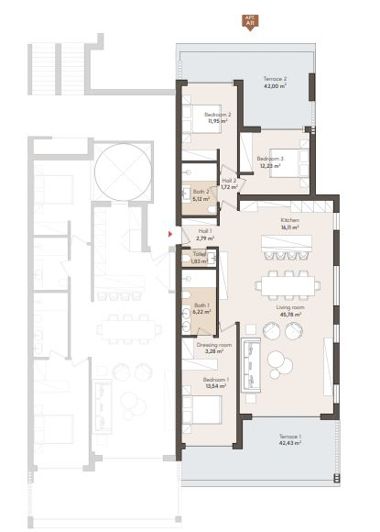 Image No.19-2 Bed Apartment for sale