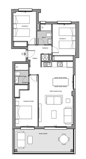 Image No.11-2 Bed Apartment for sale