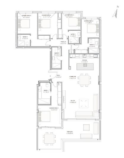 Image No.12-5 Bed Apartment for sale