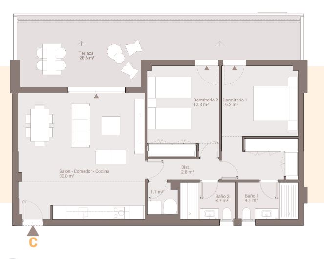 Image No.10-Appartement de 2 chambres à vendre à Marbella