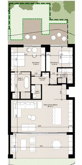 Image No.10-2 Bed Apartment for sale