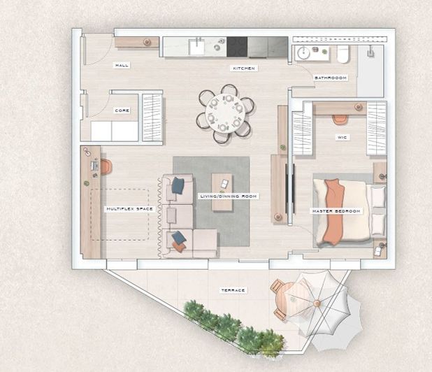 Image No.10-1 Bed Apartment for sale