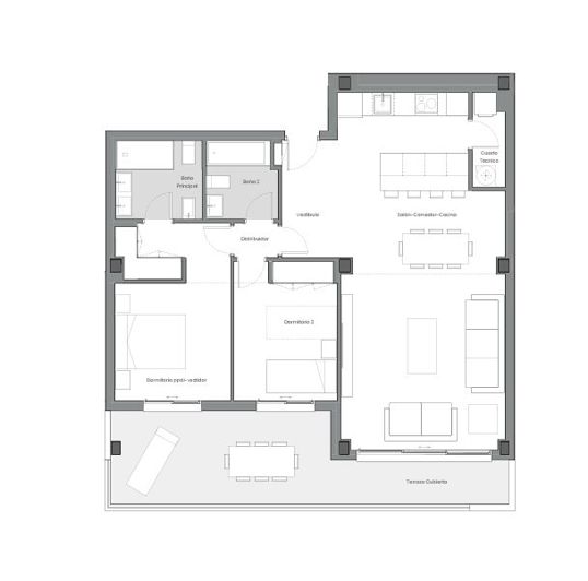 Image No.14-2 Bed Apartment for sale