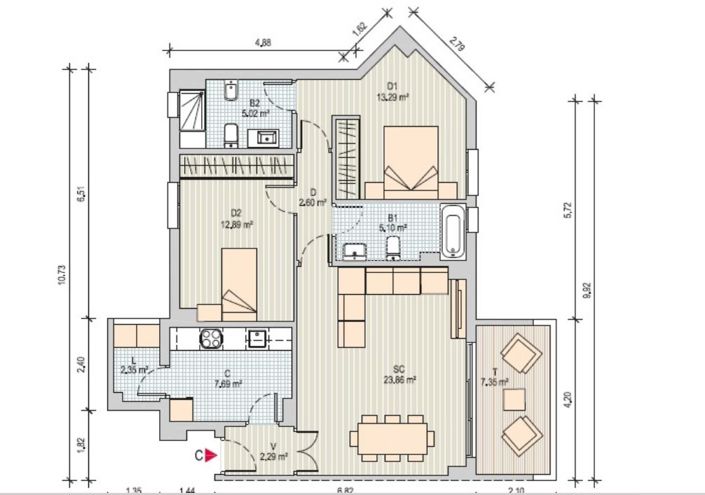 Image No.18-2 Bed Apartment for sale