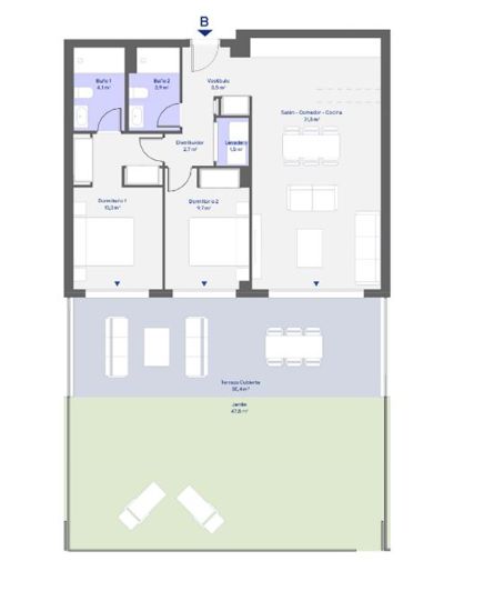 Image No.10-2 Bed Apartment for sale