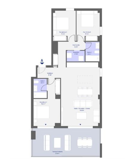 Image No.11-2 Bed Apartment for sale