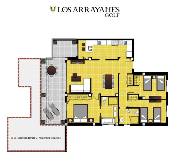 Image No.24-3 Bed Apartment for sale