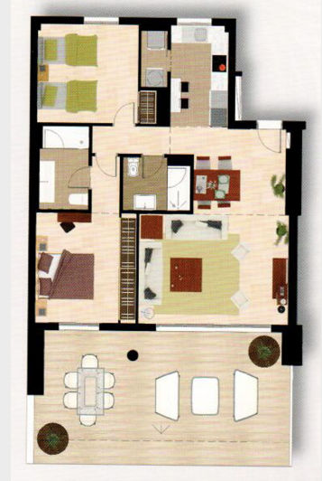 Image No.25-2 Bed Apartment for sale