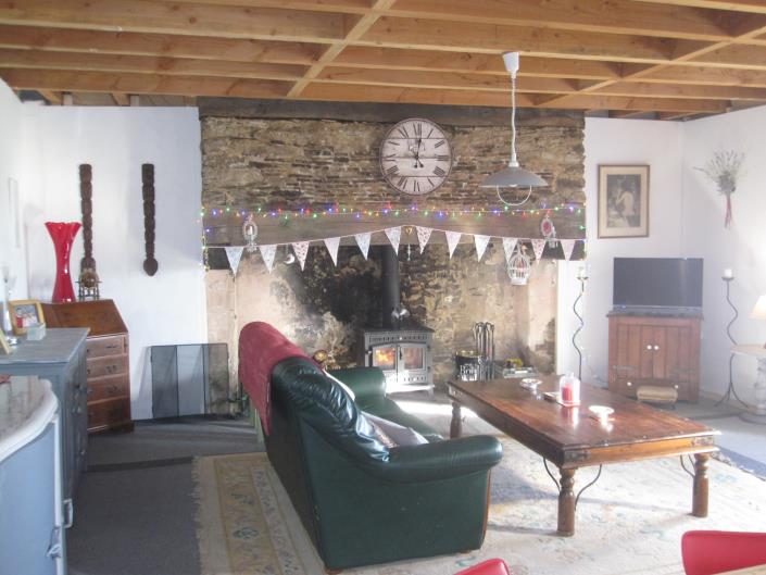 Image No.2-Maison de campagne de 1 chambre à vendre à Benayes