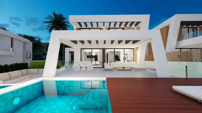 Image No.1-Villa de 4 chambres à vendre à Mijas Costa