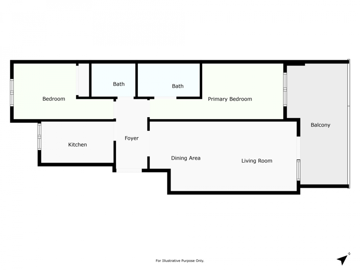 Image No.20-2 Bed Apartment for sale