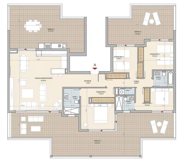 Image No.24-4 Bed Penthouse for sale