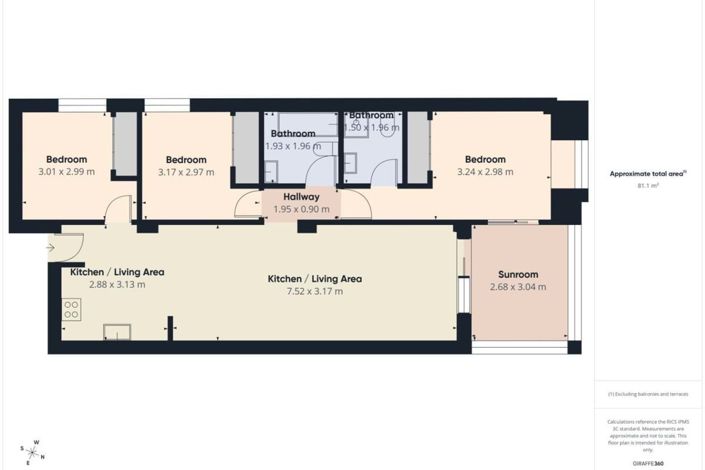 Image No.37-3 Bed Apartment for sale