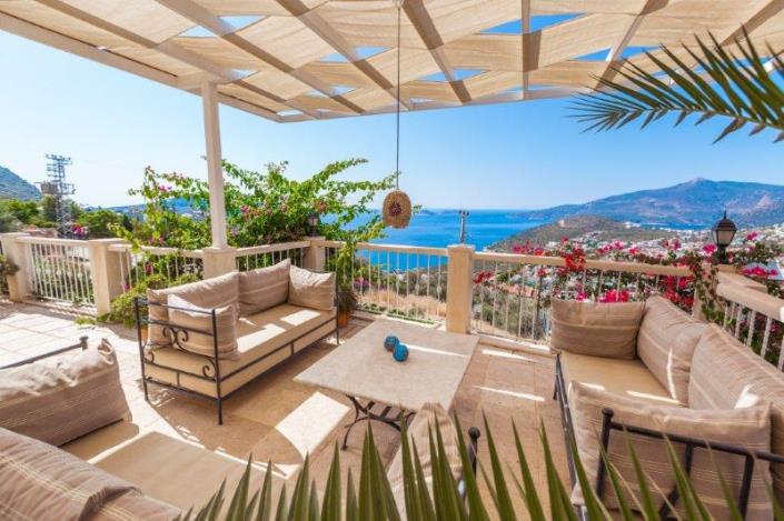 Image No.1-Villa / Détaché de 4 chambres à vendre à Kalkan