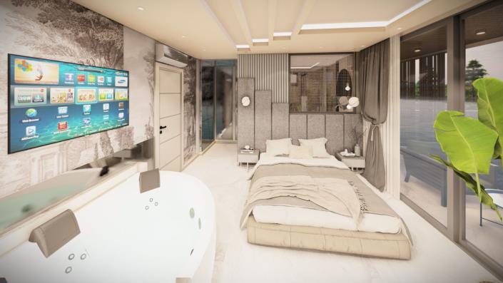 Image No.14-Villa / Détaché de 4 chambres à vendre à Kalkan