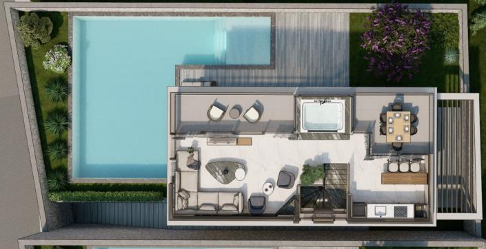 Image No.2-Villa / Détaché de 4 chambres à vendre à Kalkan