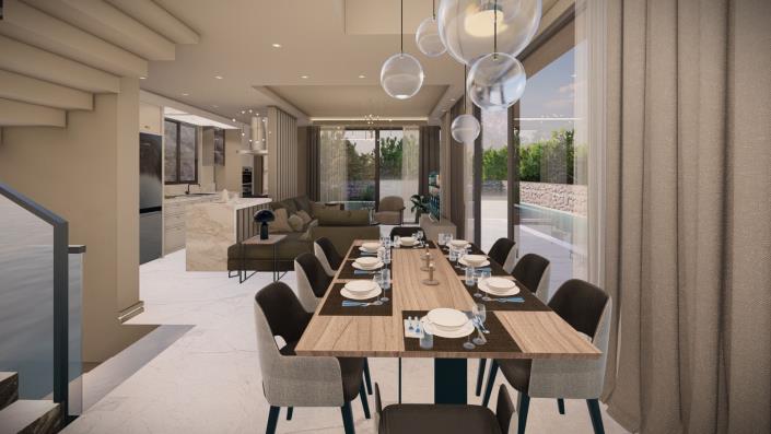 Image No.5-Villa / Détaché de 4 chambres à vendre à Kalkan