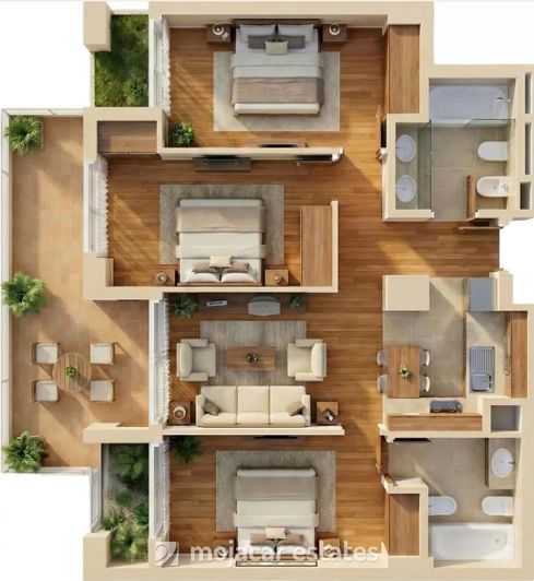 Image No.17-3 Bed Apartment for sale