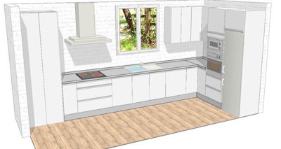 Saydo Manhattan Parque Villa Kitchen Layout Impression