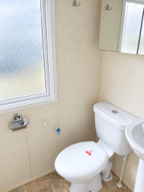 Brightened-bathroom-with-frosted-window