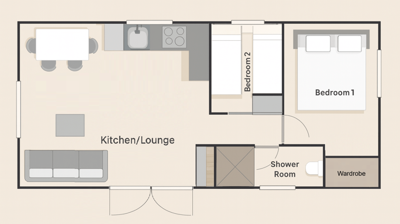The Levante Gold Side Facing