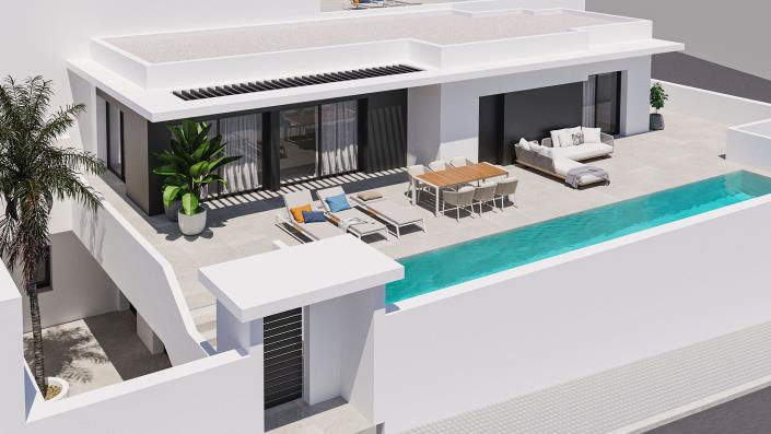 Image No.20-Villa / Détaché de 3 chambres à vendre à Ciudad Quesada