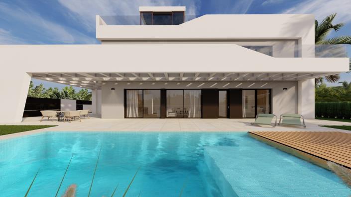 Image No.1-Villa / Détaché de 4 chambres à vendre à Ciudad Quesada