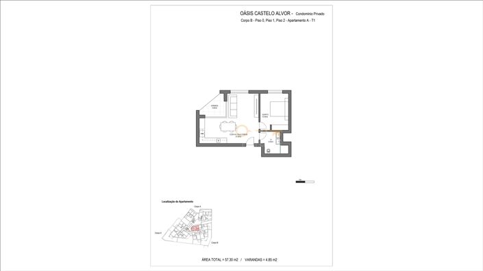 Image No.12-Appartement de 1 chambre à vendre à Portimao
