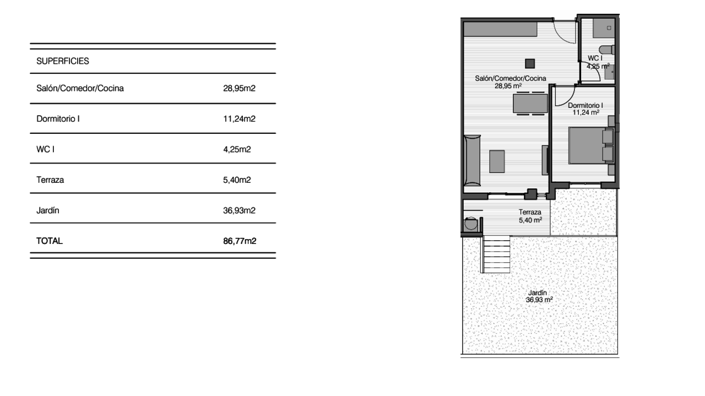 Image No.25-1 Bed Apartment for sale