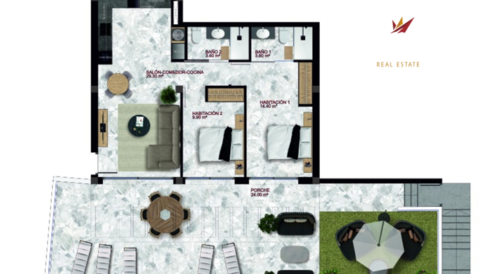 Image No.14-2 Bed Apartment for sale