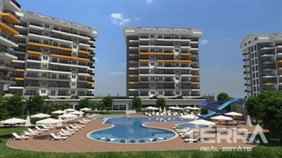 Appartement de 2 chambres à vendre à Alanya